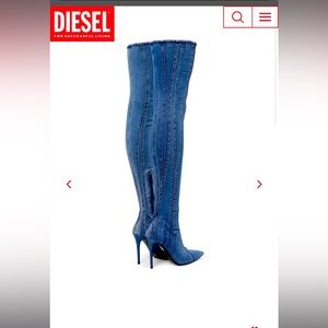 Perfect condition DIESEL Knee High Yucca Boot Size 7.
